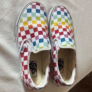 Vans colorful Checkered Slip-On Sneakers